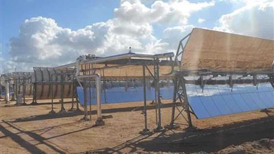 افتتاح أضخم محطة طاقة شمسية ببرج العرب