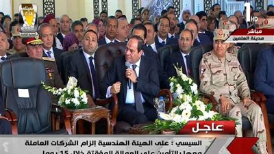 السيسي يطلب من محافظ مطروح توصيل الغاز قبل نهاية العام (فيديو)