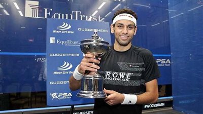 محمد الشوربجى يتصدر الترتيب العالمى للاسكواش