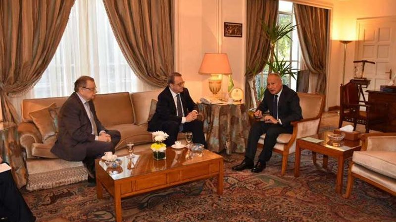 أبوالغيط يستقبل المبعوث