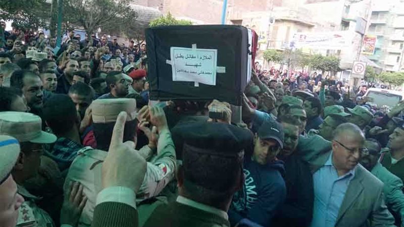 تشييع جثمان الملازم