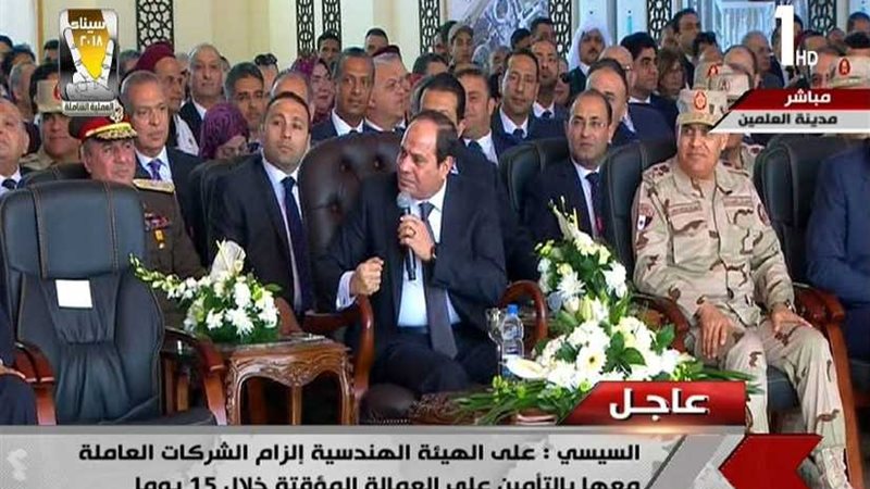 السيسي يطلب من محافظ