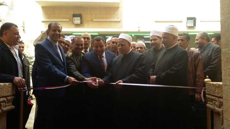 افتتاح ضريح علي زين