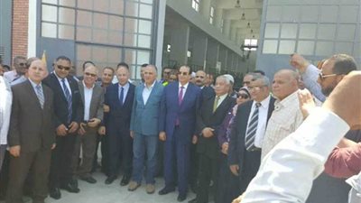 وزير الري يفتتح محطة طلمبات صرف ​​بلقاس الجديدة