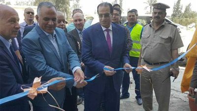 وزير الري ومحافظ الدقهلية يفتتحان محطة رفع ​