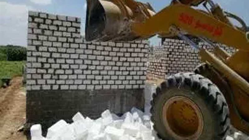 إزالة 5 حالات تعدٍ