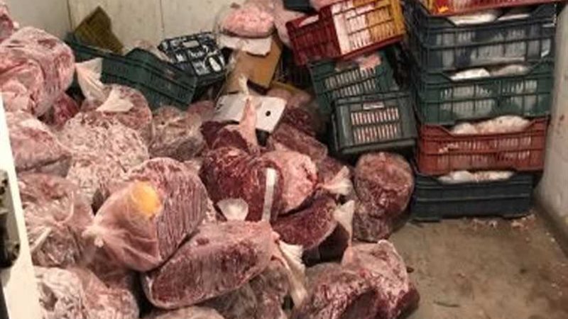 ضبط 16 طن لحوم ودواجن