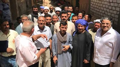 الصلح خير بين عائلتين قبطيتين بدير أبوحنس بملوي