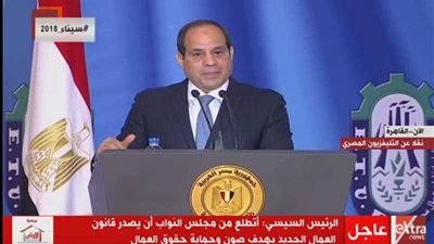 السيسي: وعي الشعب هو الذي سيحمي مصر من التهديد والمخاطر (فيديو)