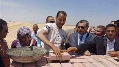 شباب تأسيسية الفيوم ​يشاركون المحافظ افتتاح مشروعات 