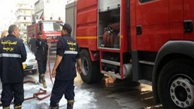 حريق مروع بمستشفى برقوقة بدمنهور