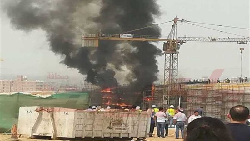 حريق بالمتحف الكبير