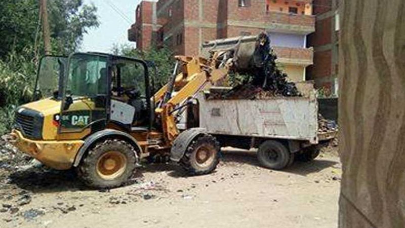رفع 70 طن مخلفات