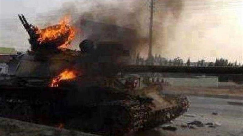 الجيش الليبي يدمر