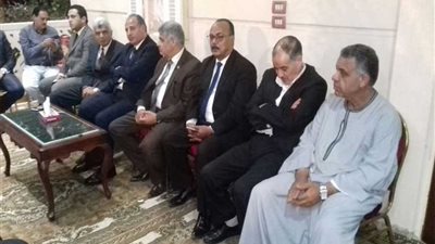محافظا الإسكندرية والبحيرة ورئيس نادي قضاة مصر يقدمون العزاء لـ