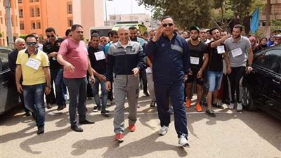 رئيس جامعة المنوفية يشارك في ماراثون «لا للإرهاب»