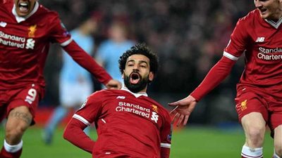 «صلاح» يُنافس على أفضل هدف خلال شهر أبريل في بريميرليج