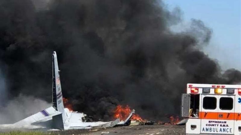 تحطم طائرة عسكرية