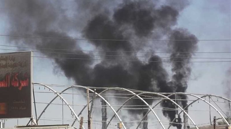 المعاينة: حريق بمخلفات