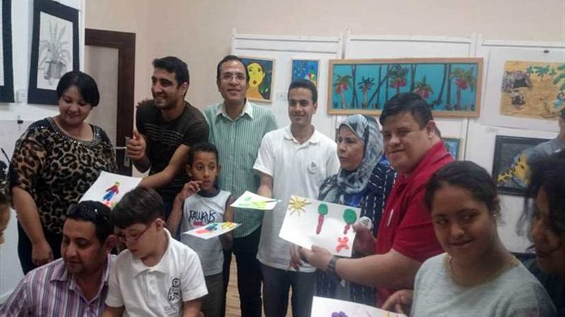 بالصور.. ورش الصلصال