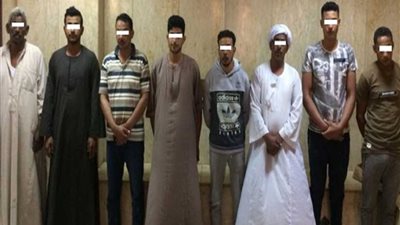بالأسماء والصور.. القبض على 8 متهمين بحرق منزل في مشاجرة فايد