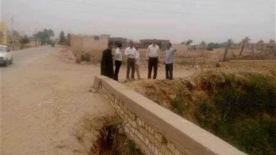 بدء أعمال صيانة مصرف قرية ساقولا بمغاغة