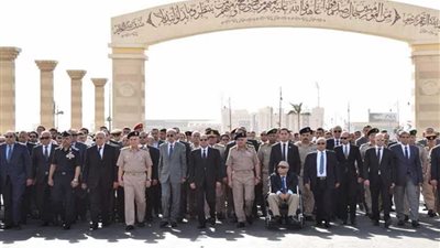 الرئيس السيسي يتقدم جنازة خالد محيي الدين أحد أعضاء مجلس قيادة الثورة 