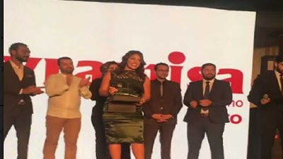 تكريم نرمين ماهر عن دورها في 