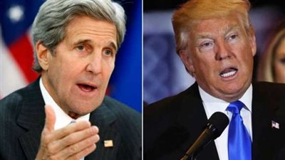 ترامب يطالب كيري بالابتعاد عن مفاوضات الاتفاق النووي الإيراني