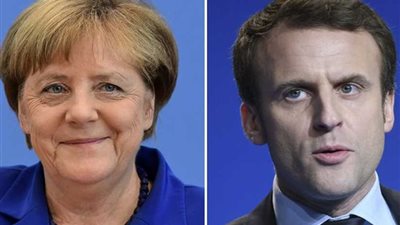 ماكرون وميركل وماي يعربون عن قلقهم لانسحاب أمريكا من الاتفاق النووي الإيراني