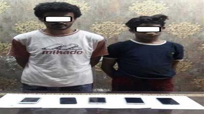 ضبط نشالي الهواتف المحمولة من أسفل الدائري بمصر القديمة