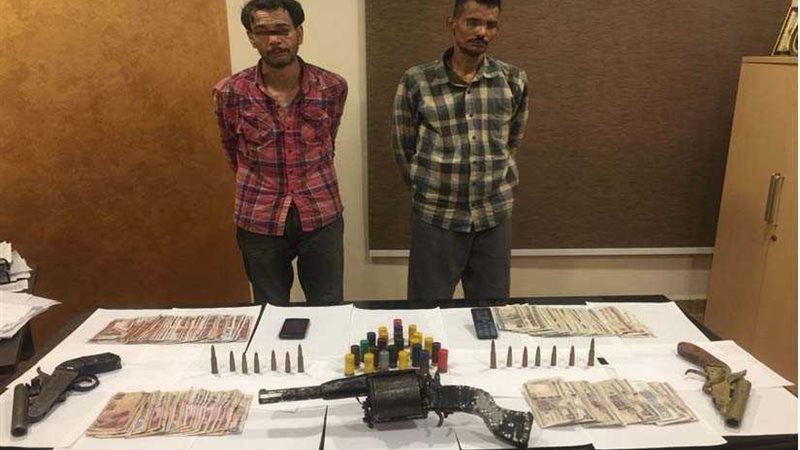 ضبط مسجل خطر بحوزته