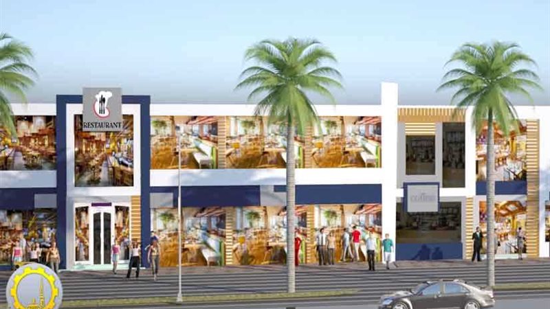 بناء محلات بأسوار