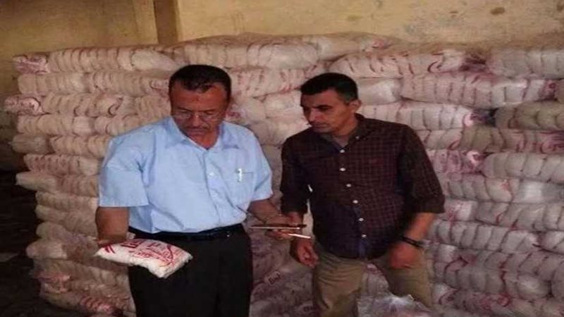 ضبط 22 طن سكر تمويني