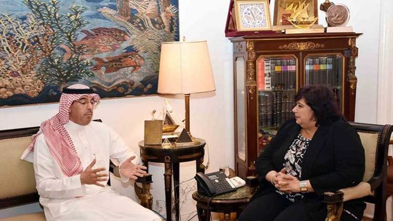 وزيرة الثقافة تلتقي