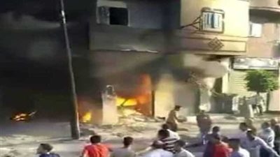 مصرع ربة منزل في حريق هائل بأبو المطامير