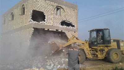 إزالة تعديات على 633 فدان أملاك دولة بأسيوط