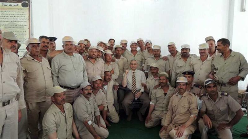 أمن المنيا يتبرع