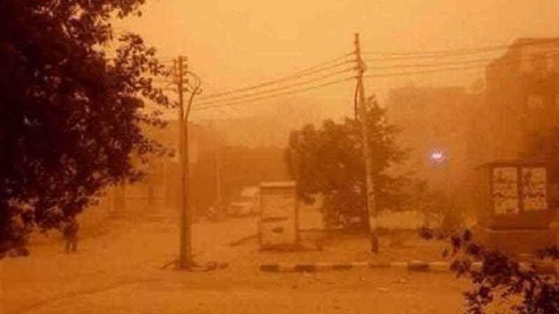 العاصفة الترابية