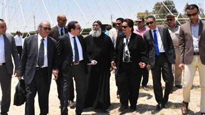 بالصور.. زيارة وفد مجلس الوزراء لمسار العائلة المقدسة بوادي النطرون