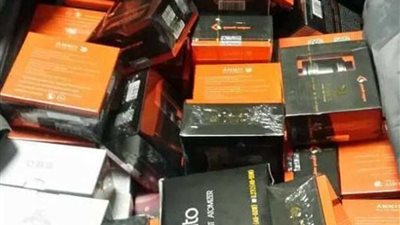 جمارك الدخيلة تحبط محاولة تهريب كمية من الشيش الإلكترونية