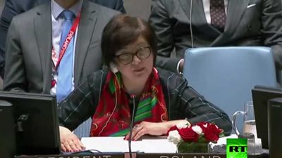 شاهد.. البعثة الأمريكية تغادر جلسة مجلس الأمن مع بدء كلمة مندوب فلسطين