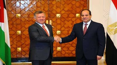 السيسي وعاهل الأردن يبحثان القضية الفلسطينية هاتفياً