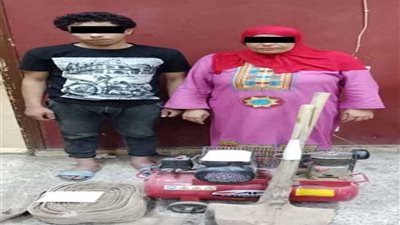 ضبط ربة منزل ونجلها لتنقيبهما عن الآثار في المعصرة