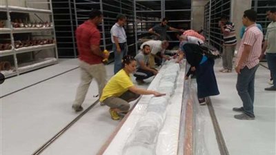 المتحف المصري الكبير يستقبل 180 قطعة أثرية جديدة.. صور