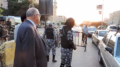 بالصور.. جولة صباحية لمدير أمن القليوبية لتفقد الكمائن