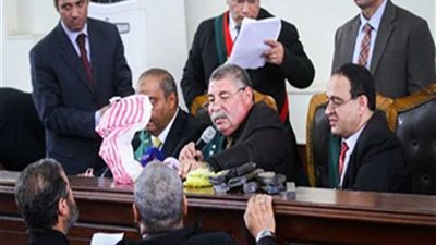 محاكمة المتهمين بفض رابعة