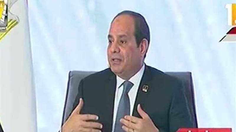 السيسي مخاطبًا المصريين