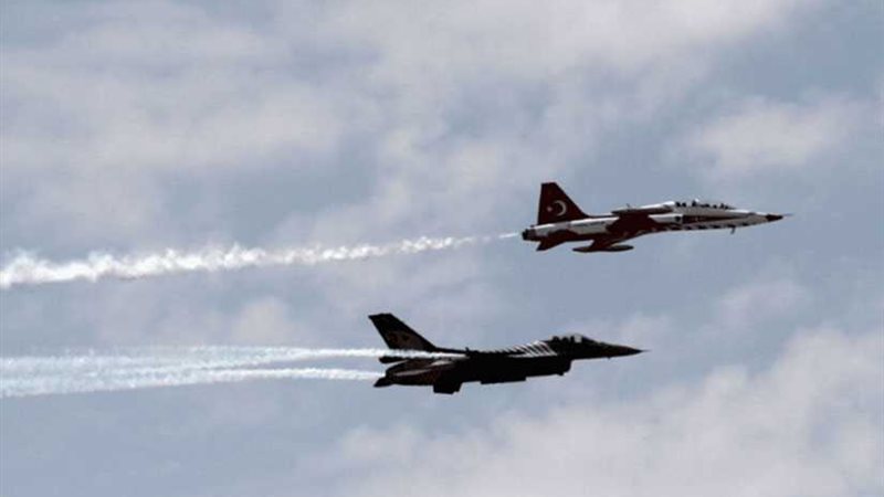 غارات تركية على مواقع