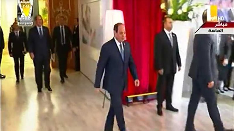 السيسي يشهد أولي